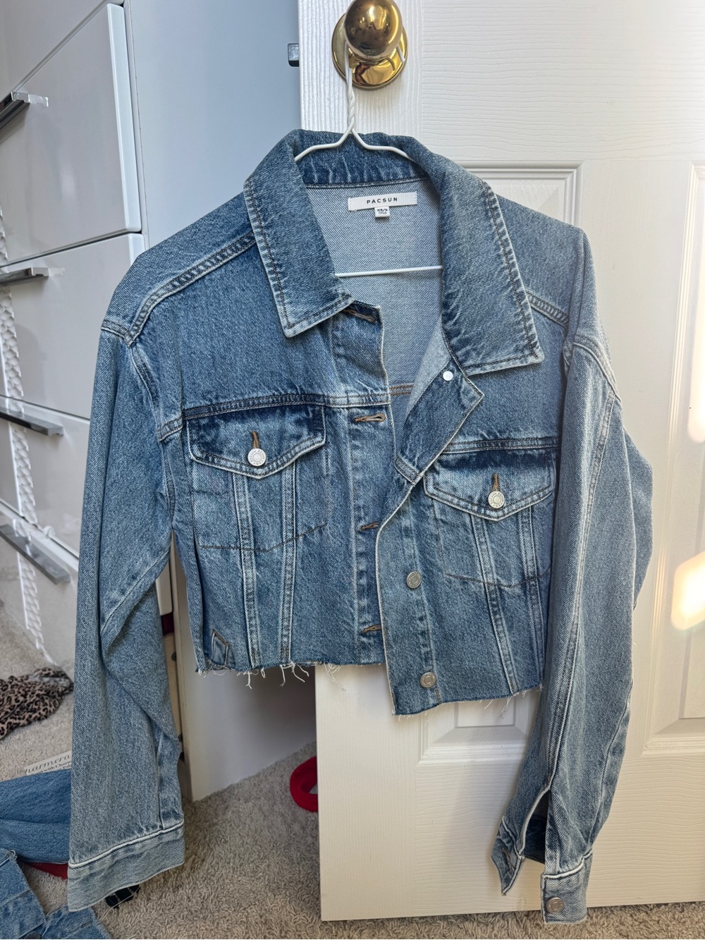 PacSun Women's Cropped Denim Jacket
